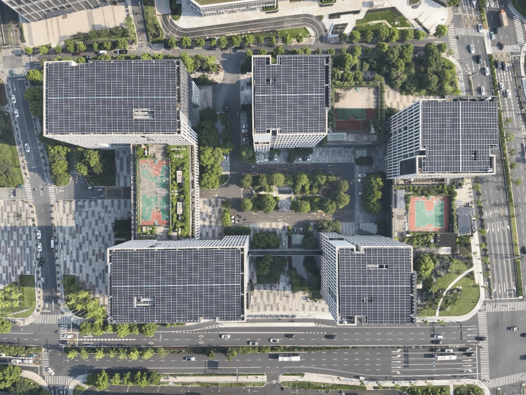 Bird’s-eye view of the Hangzhou Northern Software Park