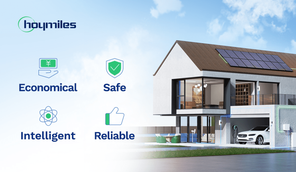 Hoymiles solar EV charger completes a home PV solar ecosystem